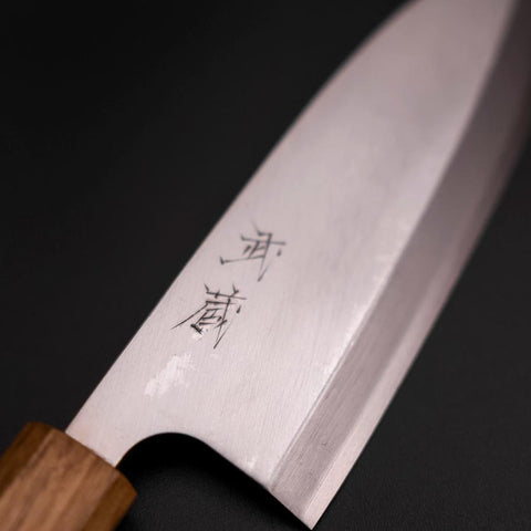 Deba Silver Steel #3 Kasumi Yaki Urushi Handle 165mm