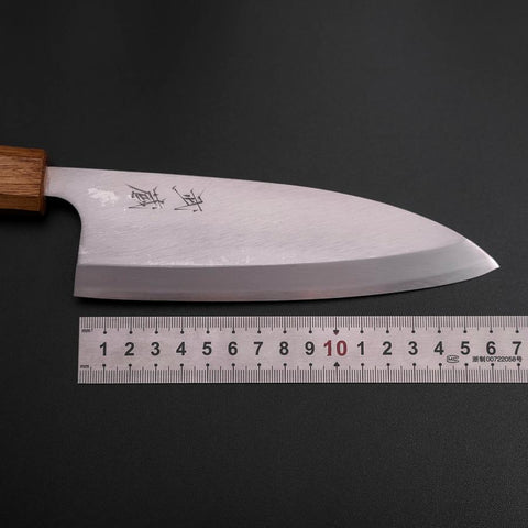 Deba Silver Steel #3 Kasumi Yaki Urushi Handle 165mm
