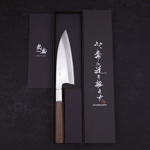 Deba Silver Steel #3 Walnut Handle 150mm
