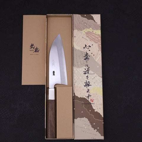 Deba Silver Steel #3 Walnut Handle 150mm