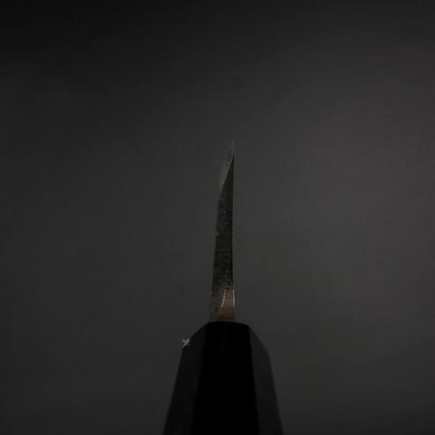 Deba White Steel #2 Kurouchi Buffalo Ebony Handle 180mm