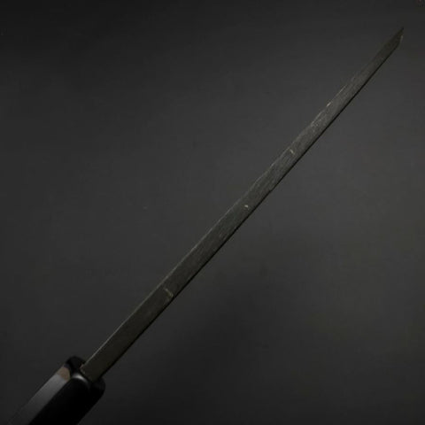 Deba White Steel #2 Kurouchi Buffalo Ebony Handle 180mm