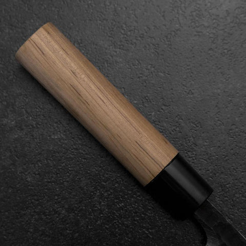 Deba White Steel #2 Kurouchi Tsuchime Cherry Handle 165mm