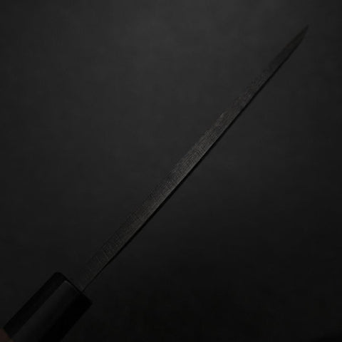 Deba White Steel #2 Kurouchi Tsuchime Walnut Handle 150mm