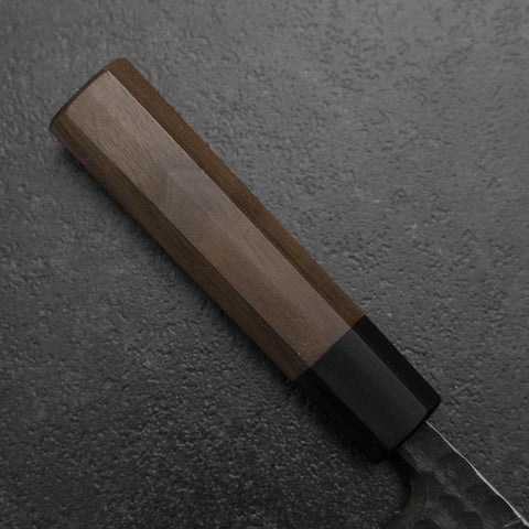 Deba White Steel #2 Kurouchi Tsuchime Walnut Handle 150mm