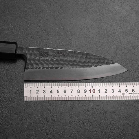Deba White Steel #2 Kurouchi Tsuchime Walnut Handle 150mm