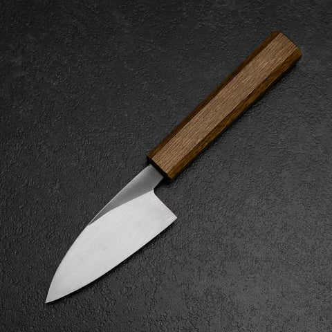 Deba White Steel #2 Nashiji Oak Handle 80mm