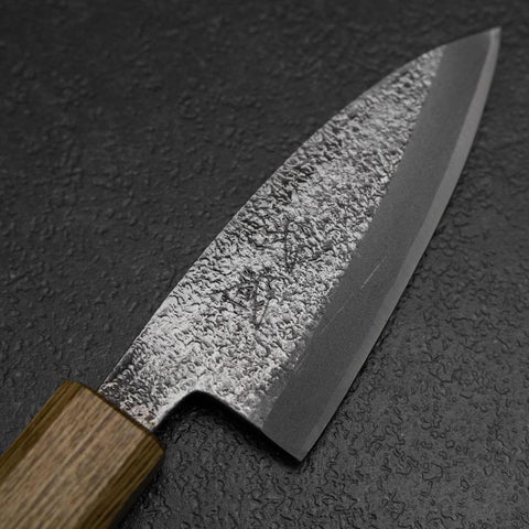 Deba White Steel #2 Nashiji Oak Handle 80mm
