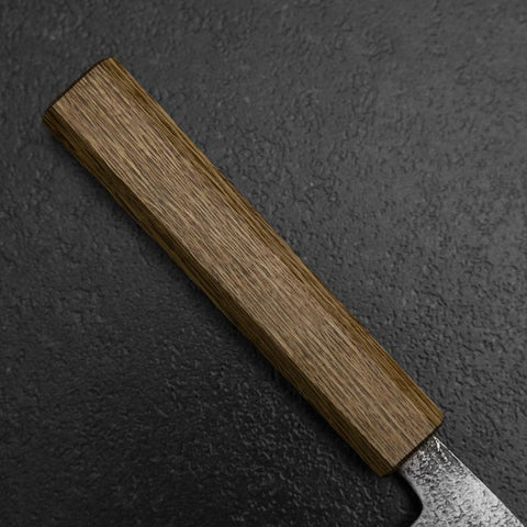 Deba White Steel #2 Nashiji Oak Handle 80mm