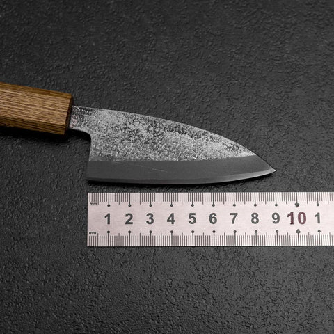 Deba White Steel #2 Nashiji Oak Handle 80mm
