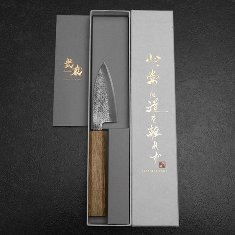 Deba White Steel #2 Nashiji Oak Handle 80mm