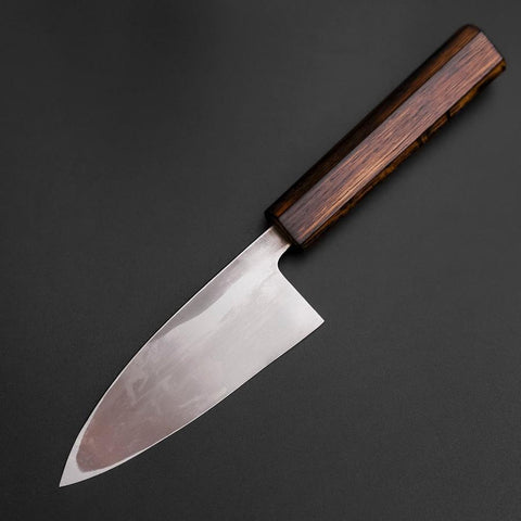 Deba White Steel #2 Nashiji Sumi Urushi Handle 120mm