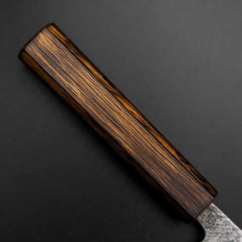 Deba White Steel #2 Nashiji Sumi Urushi Handle 120mm