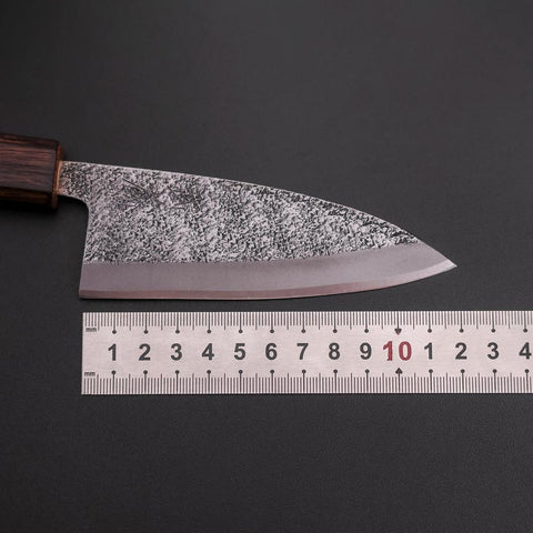 Deba White Steel #2 Nashiji Sumi Urushi Handle 120mm