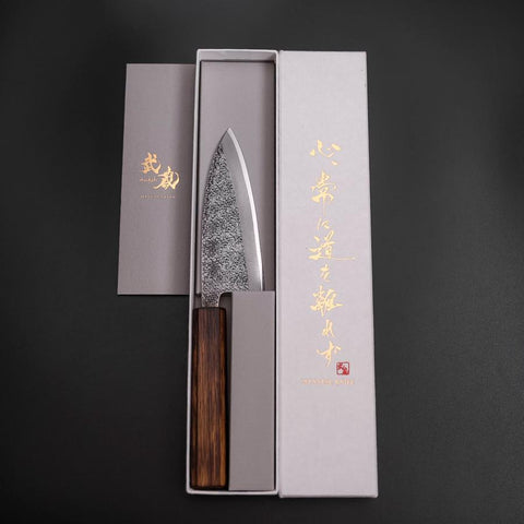 Deba White Steel #2 Nashiji Sumi Urushi Handle 120mm