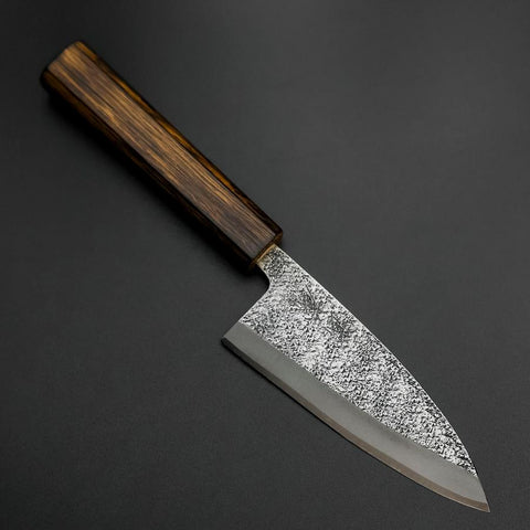Deba White Steel #2 Nashiji Sumi Urushi Handle 120mm