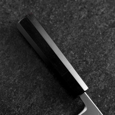Deba White Steel #2 Polished Buffalo Ebony Handle 120mm