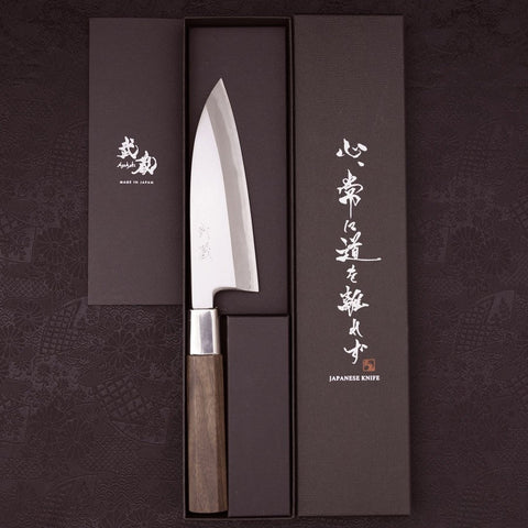 Deba White Steel #1 Walnut Handle 150mm