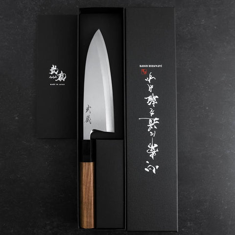 Deba White Steel #2 Kasumi Buffalo Teak Handle 165mm