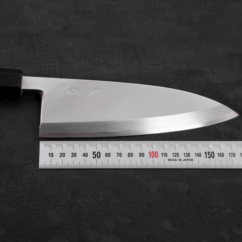 Deba White Steel #2 Kasumi Buffalo Teak Handle 180mm