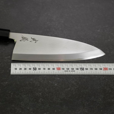 Deba White Steel #2 Kasumi Buffalo Teak Handle 195mm