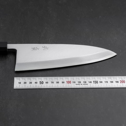 Deba White Steel #2 Kasumi Buffalo Teak Handle 210mm
