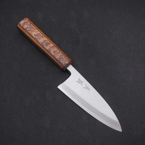 Deba White Steel #2 Kasumi Sumi Urushi Handle 120mm