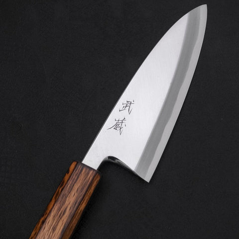 Deba White Steel #2 Kasumi Sumi Urushi Handle 150mm