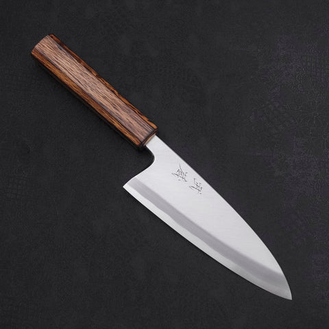 Deba White Steel #2 Kasumi Sumi Urushi Handle 150mm