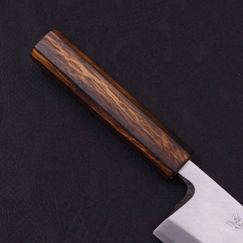 Deba White Steel #2 Kasumi Sumi Urushi Handle 180mm