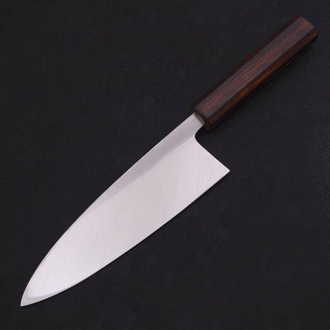 Deba White Steel #2 Kasumi Sumi Urushi Handle 195mm