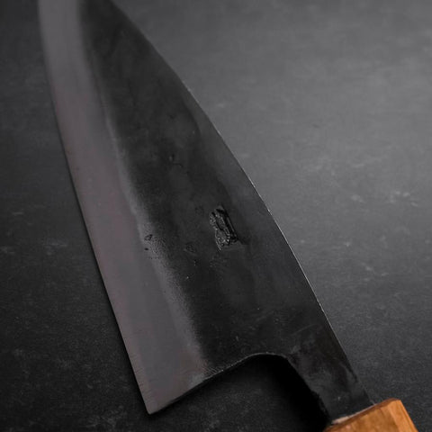 Deba White Steel #2 Kurouchi Oak Handle 150mm