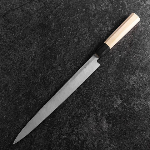 Fuguhiki White Steel #3 Kasumi Buffalo Magnolia Handle 270mm