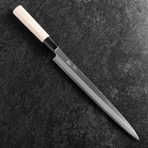 Fuguhiki White Steel #3 Kasumi Buffalo Magnolia Handle 270mm
