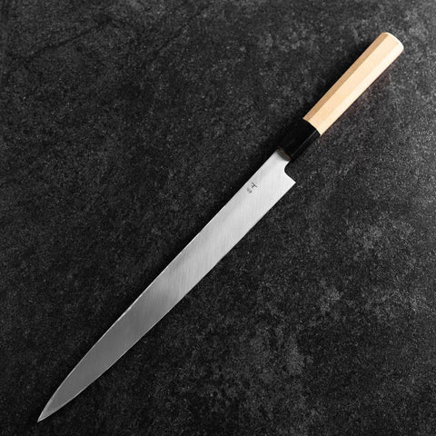 Fuguhiki White Steel #3 Kasumi Buffalo Magnolia Handle 300mm