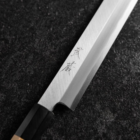 Fuguhiki White Steel #3 Kasumi Buffalo Magnolia Handle 300mm