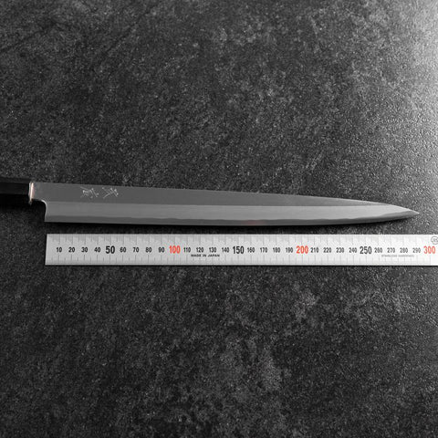 Fuguhiki White Steel #3 Kasumi Buffalo Magnolia Handle 300mm