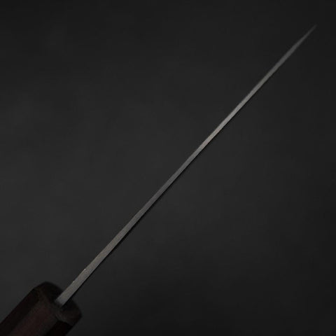 Funayuki Blue Steel #1 Kurouchi Purple Urushi Handle 105mm