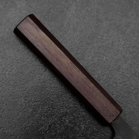 Funayuki Blue Steel #1 Kurouchi Purple Urushi Handle 105mm
