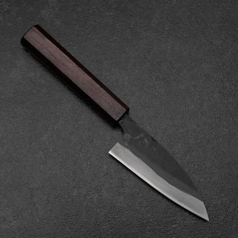Funayuki Blue Steel #1 Kurouchi Purple Urushi Handle 105mm