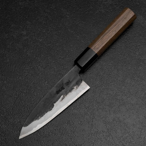 Funayuki Blue Steel #2 Kurouchi Walnut Handle 120mm