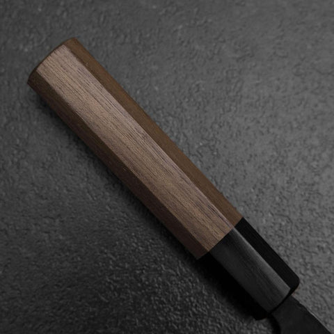 Funayuki Blue Steel #2 Kurouchi Walnut Handle 120mm