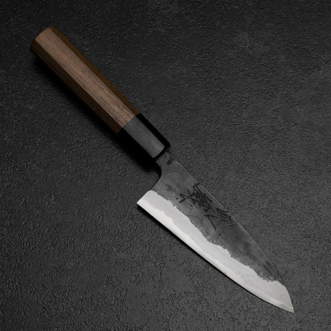 Funayuki Blue Steel #2 Kurouchi Walnut Handle 120mm