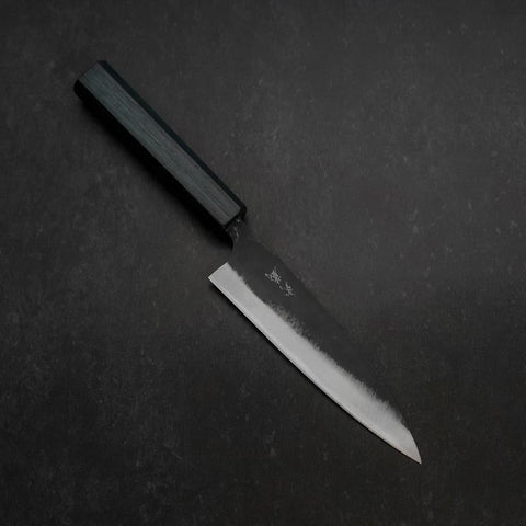 Funayuki Blue Steel #2 Kurouchi Dark Blue Urushi Handle 145mm