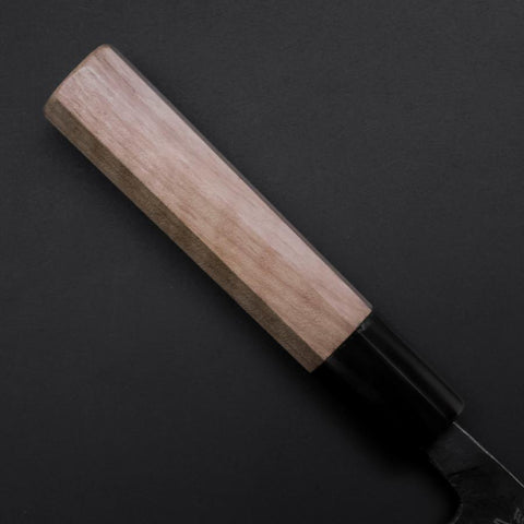 Funayuki Sabaki Blue Steel #1 Kurouchi Buffalo Magnolia Handle 160mm