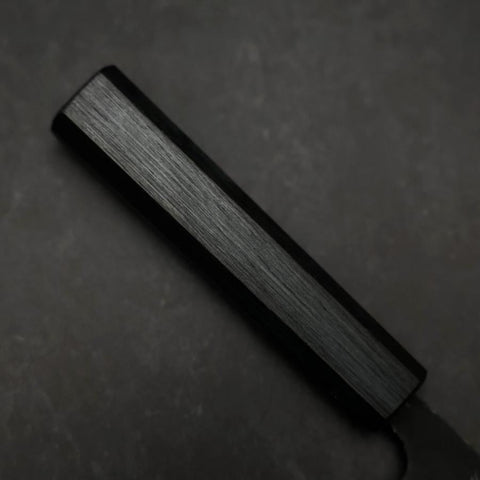 Funayuki Sabaki Blue Steel #1 Kurouchi Dark Blue Urushi Handle 105mm