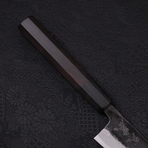 Funayuki Sabaki Blue Super Kurouchi Buffalo Ebony Handle 135mm