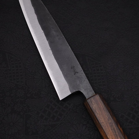 Funayuki Sabaki Blue Steel #2 Kurouchi Sumi Urushi Handle 180mm