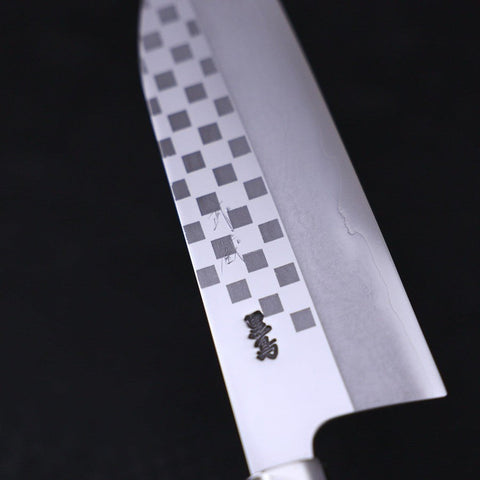Funayuki Silver Steel #3 Ichimatsu Walnut Handle 165mm