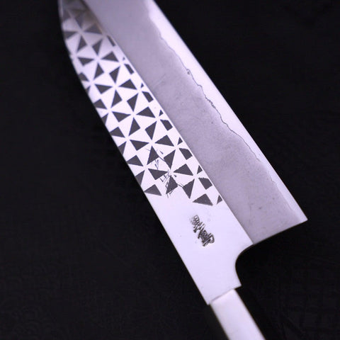 Funayuki Silver Steel #3 Origami Kazaguruma Walnut Handle 165mm